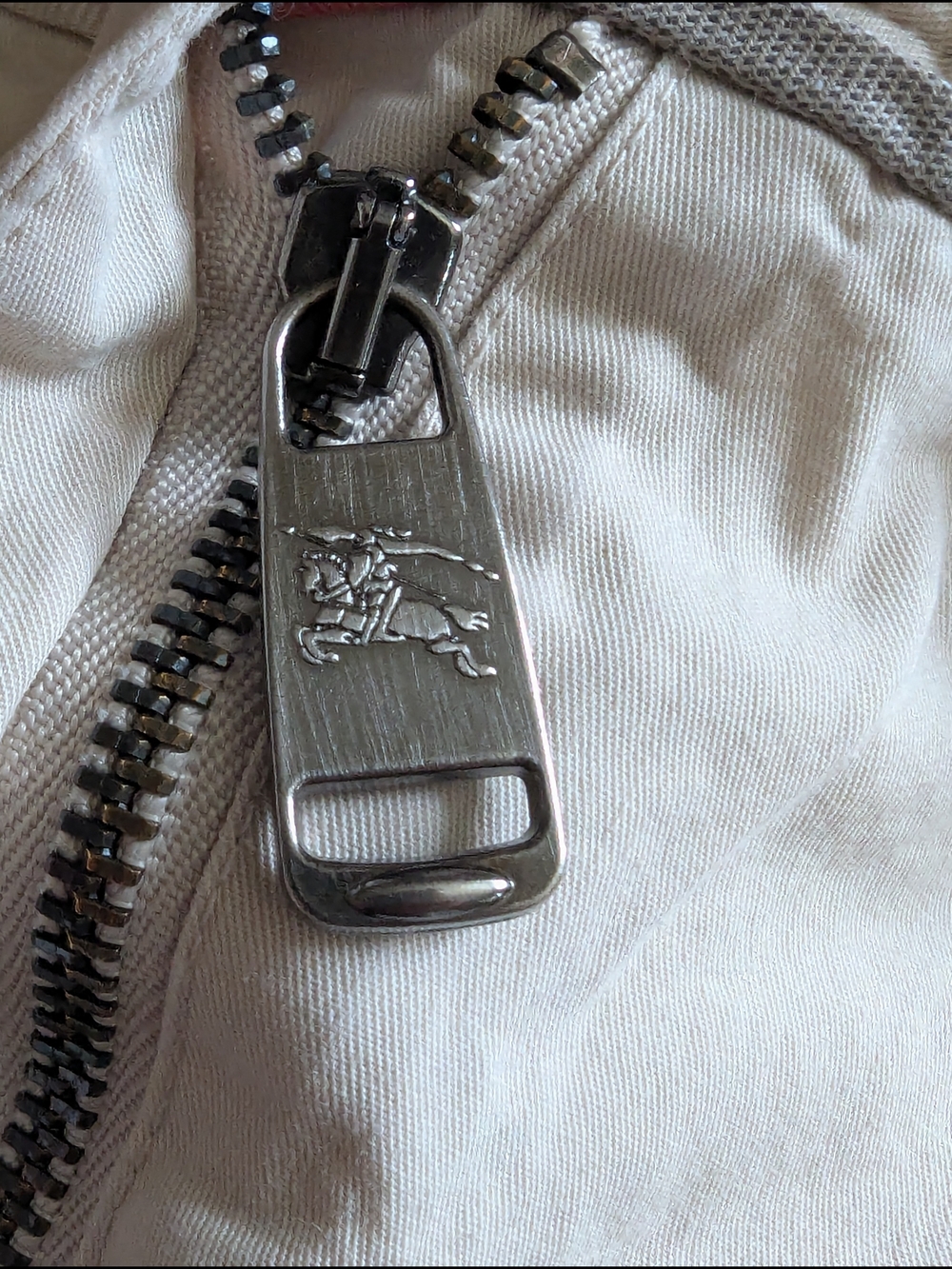 Burberry Cream Chino Bermuda Shorts - Picture 10 of 10